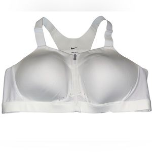 Nike Alpha High-Support Sports Bra in White Size 2X NWT!